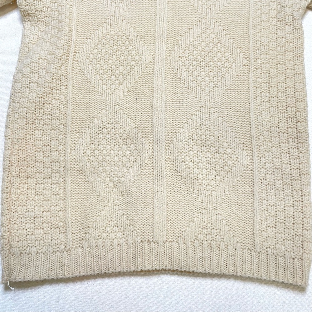 Vintage texture wool crewneck sweater XS - Picture 6 of 12
